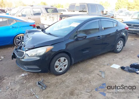 2016 Kia Forte Lx из США, поврежденный, VIN KNAFK4A60G5539890